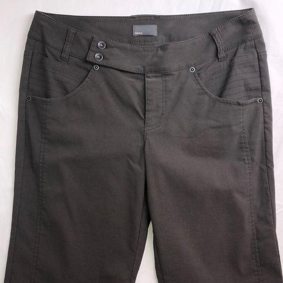 Mexx bootcut pants, size 10, khaki green - Picture 2 of 11